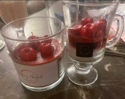 Cherry Cheesecake Candle